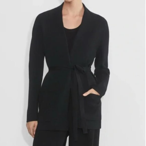 Aritzia Ty Cardigan Short in Black - Picture 8 of 10